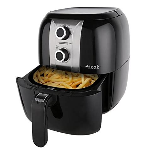 aicok|Aicok Airfryer Heißluftfritteuse, Fritteuse ohne Öl für。